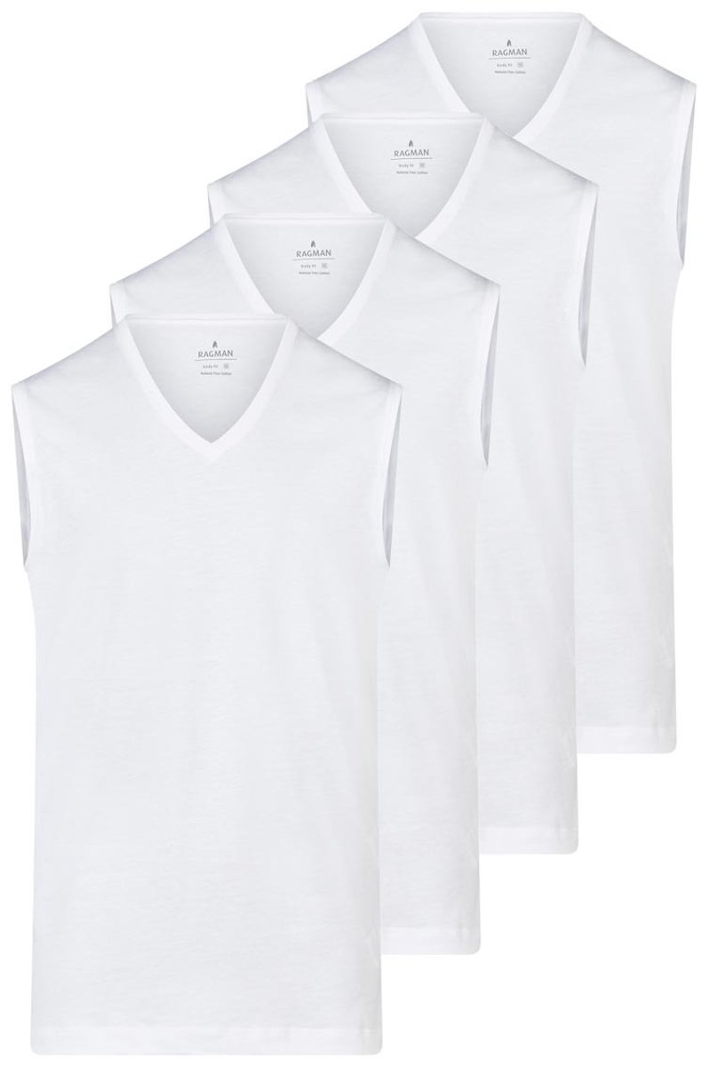 RAGMAN Heren onderhemd 4 pack Basic