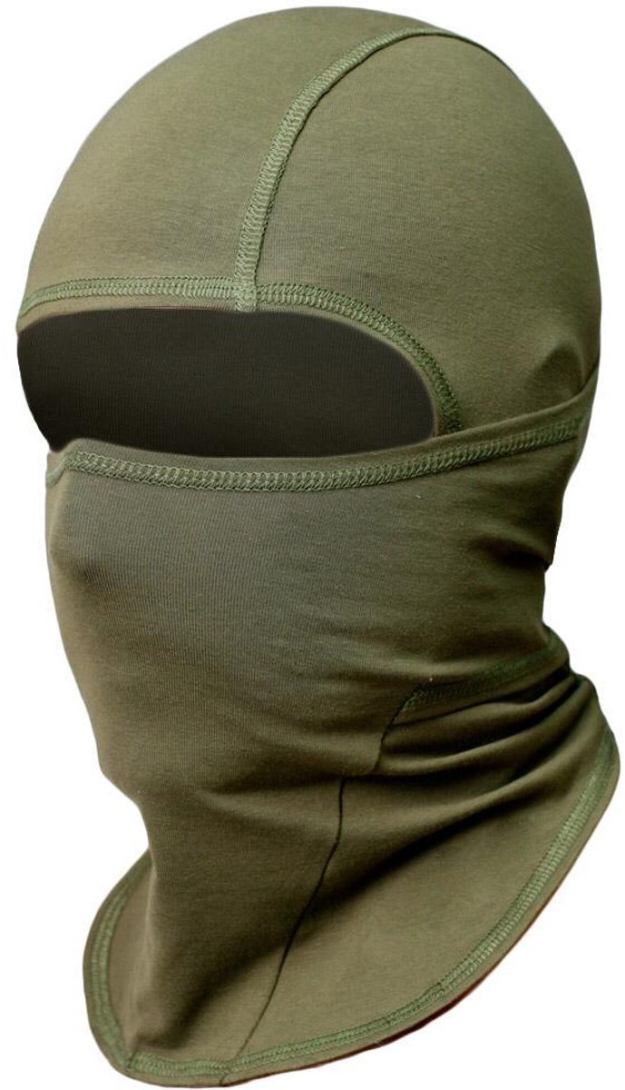 Gezichtsmasker Balaclava Bivakmuts Winddicht Wintermasker Ski/Motor/Outdoor masker Mondmasker Nekwarmer/halswarmer Universeel – Jonyx Legergroen