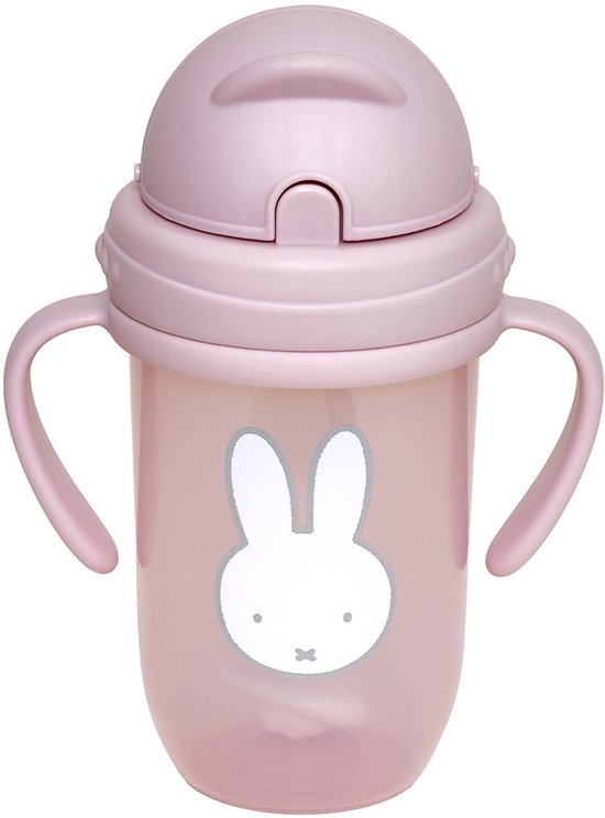 Nijntje Rietjesbeker met Handgrepen - 260 ml - Roze van Merkloos — afbeelding 3