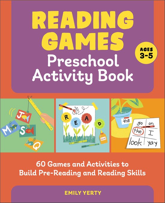 Reading Games Preschool Activity Book - cover