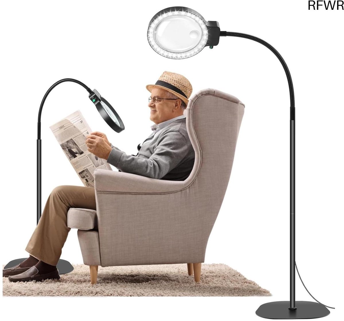 Loeplamp met Standaard - Lamp met Led Verlichting - Nauwkeurig