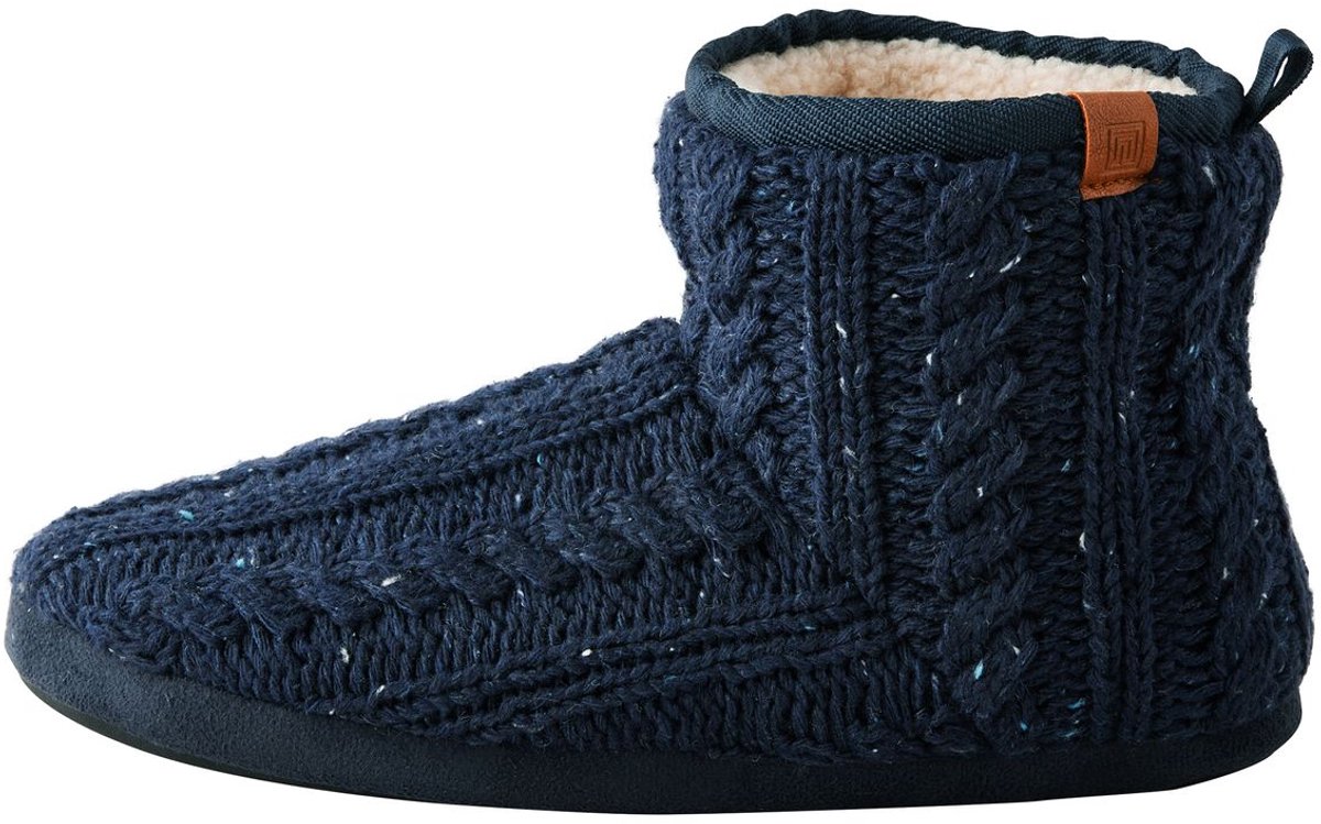 Next - Heren - Gebreide laarspantoffels - Blauw