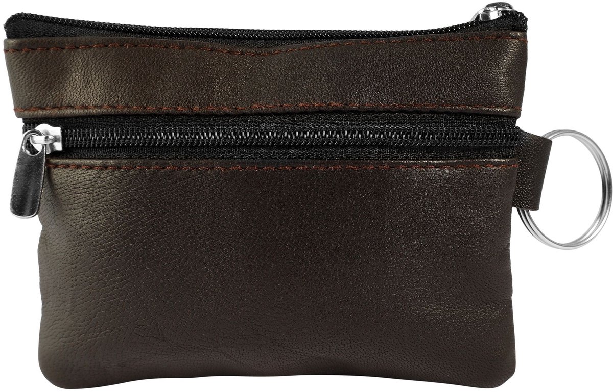 EXCELLANC Excellanc Unisex Portemonnee EX0453 Echt leer, diverse kleuren