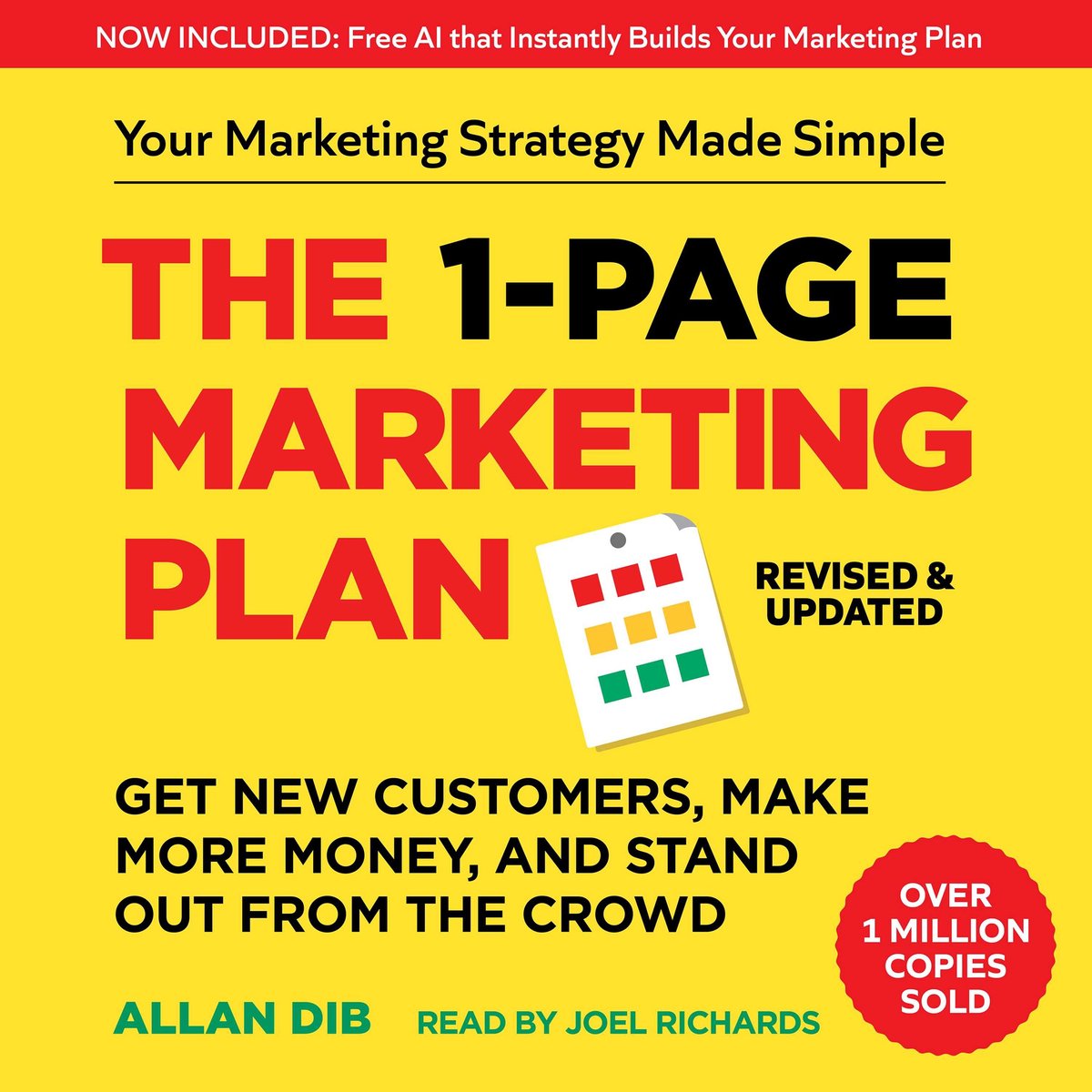 Omslag van The 1-Page Marketing Plan
