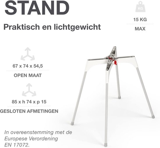 Baby badje met Standaard - Babybad Set Compleet - Voor Jongens en Meisjes - Badgebruik — afbeelding 2
