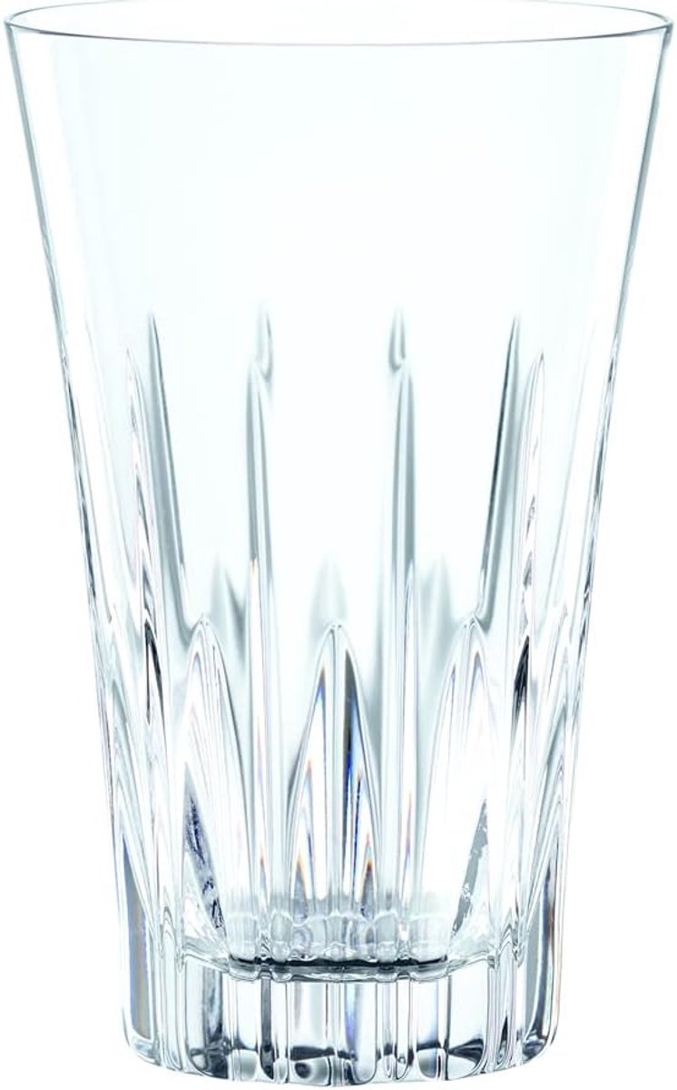 Set van 4 Kristalglas Longdrinkglazen Klassiek Design 405 ml