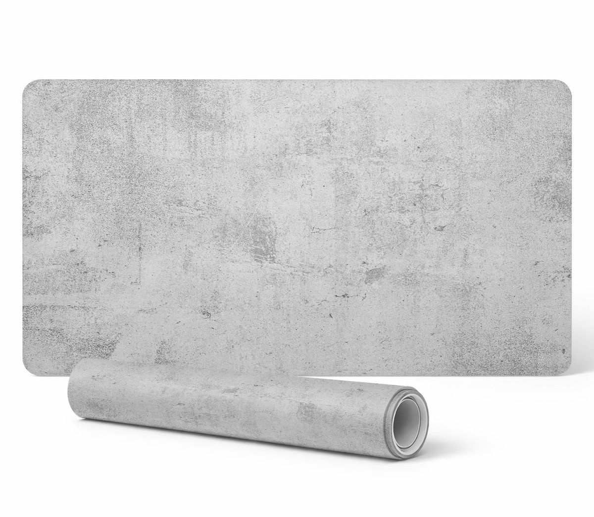 Antislip gamingmuismat met betontextuur, 100x50 cm