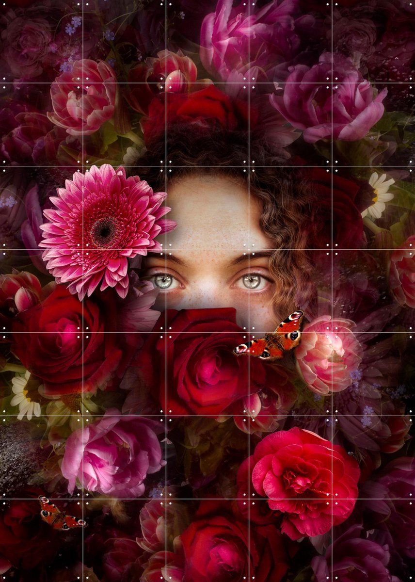 IXXI Royal Delicious I, Sander van Laar - 100 x 140 cm - Gratis ophangtool - Grote wanddecoratie en posters - Fotografie, Kleurrijk, Surrealisme