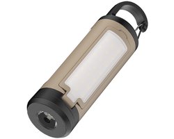 Krachtige campinglantaarn met hoge lichtopbrengst, USB-oplaadbare LED-lamp, compacte, draagbare en opvouwbare lamp, robuust ABS-materiaal voor buitengebruik, verstelbare multi-modus, geschikt voor tenten, terrassen en achtertuinen.
