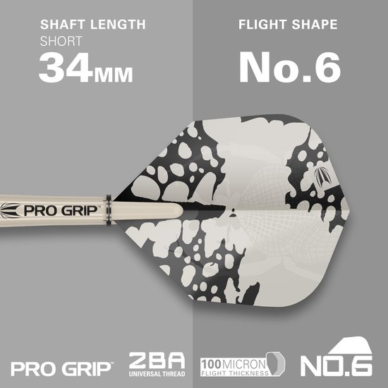 Target Darts EXO Edition 90% Tungsten Steel Tip Darts Set 22G Barrel 01 - Swiss Point Technologie - Pro Grip Shafts - Pro Ultra Flights - Radiale Groeven - Levenslange Garantie van Merkloos — afbeelding 3