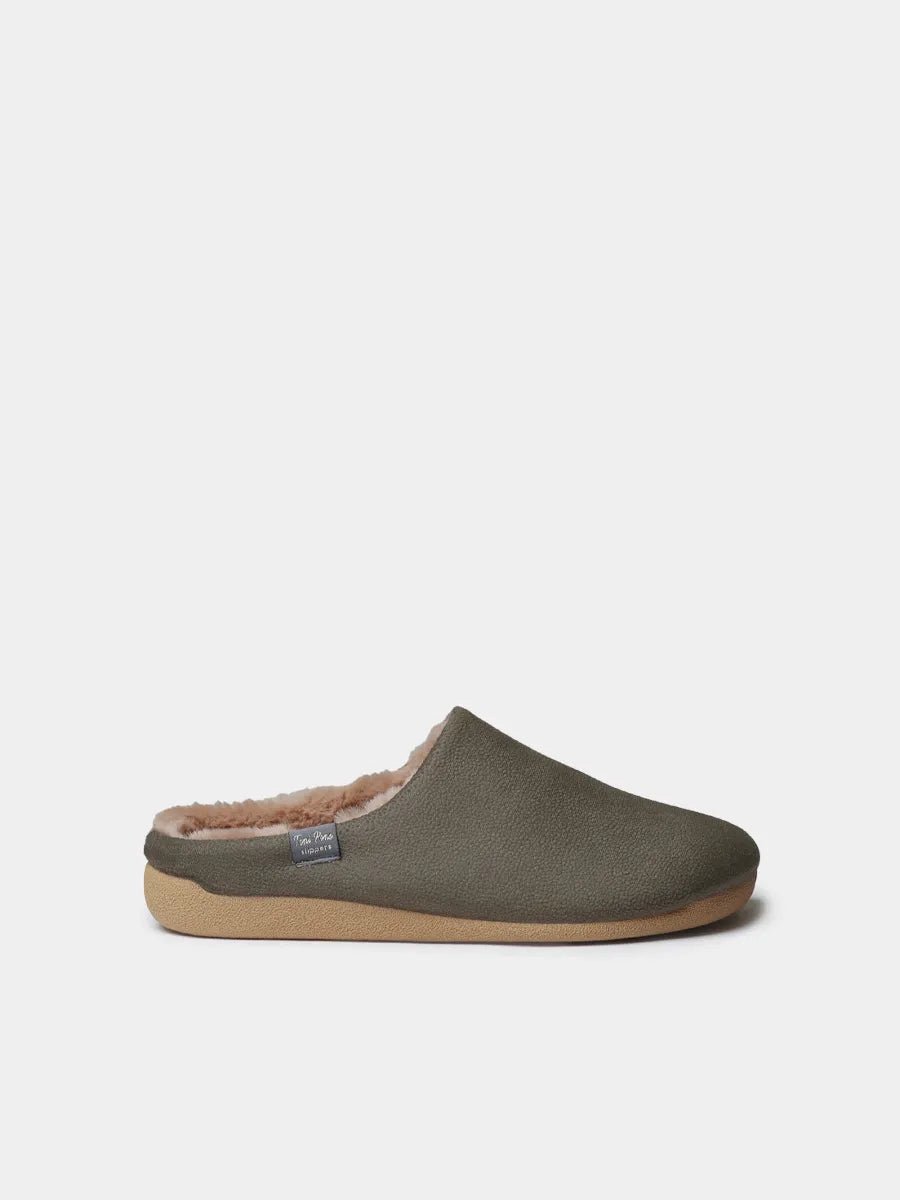 Herenslippers met open tenen van textiel | NOTI-BD