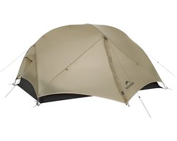 Naturehike Mongar UL 2 – 2-persoons ultralichtgewicht tent – Incl. grondzeil – 15D 1500MM – 3-seizoenen koepeltent – Waterdichte trekkerstent & kampeer tent – Maanzand