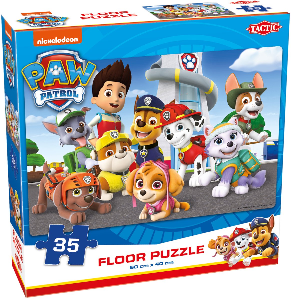 Tactic PAW Patrol Vloerpuzzel – Puzzel – Vanaf 3 jaar – 35 stukjes – 60x40 cm — afbeelding 5