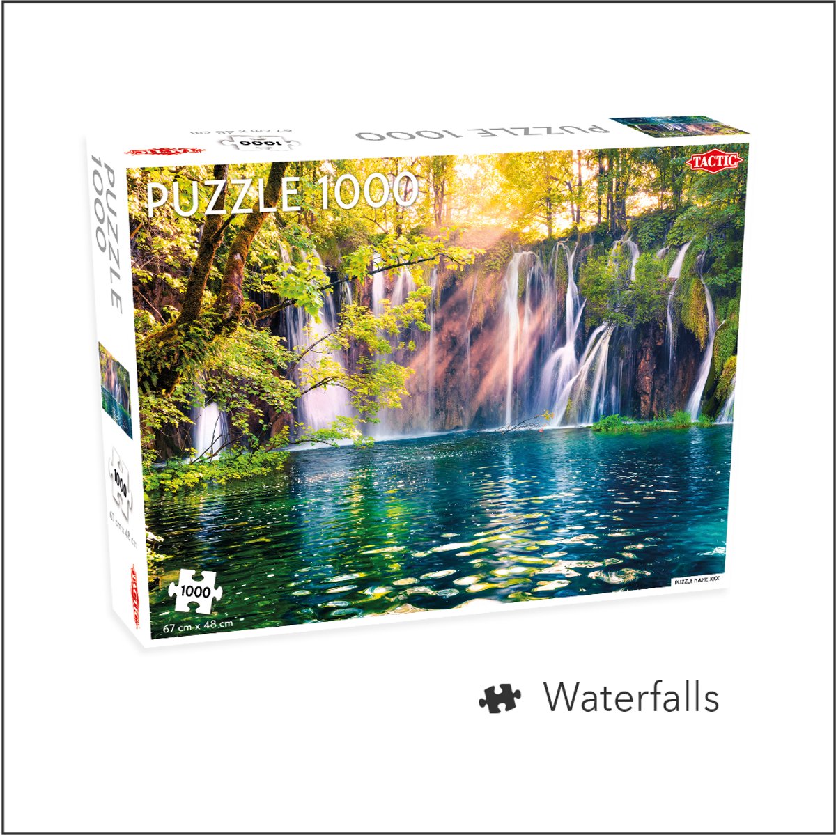 Tactic Puzzel Landscape Waterfalls 1000 stukjes thumbnail 2