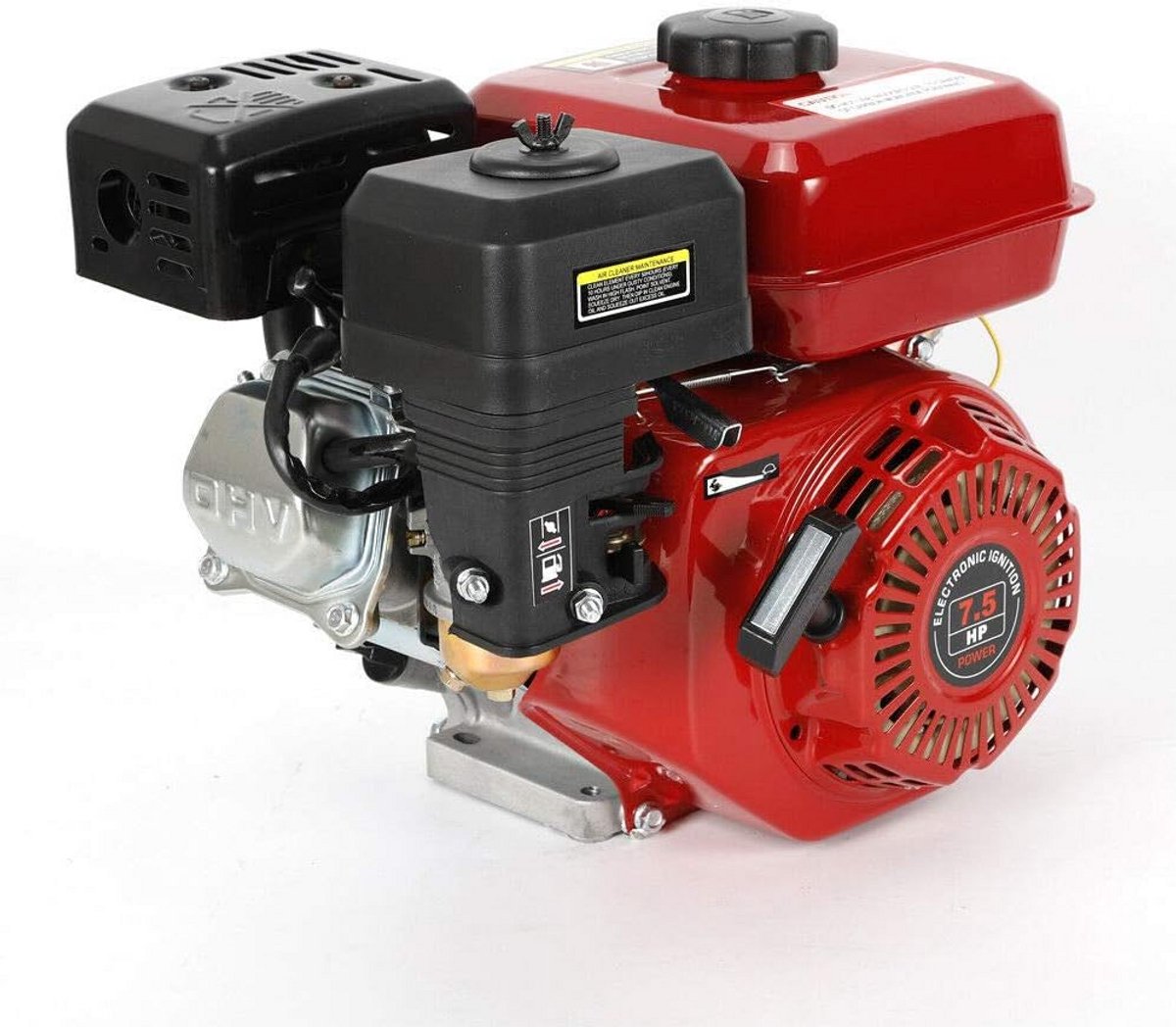 Krachtige 7,5 pk benzinemotor voor waterpomp, irrigatie en hogedrukreinigers