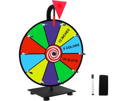 Groot Draaiwiel 30 cm met Prijzen - Optie voor Spel en Promotie