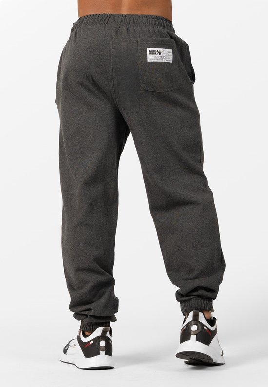 Gorilla Wear Classic Oversized Sweatpants - Donkergrijs Gemeleerd - M van Gorilla Wear — afbeelding 4