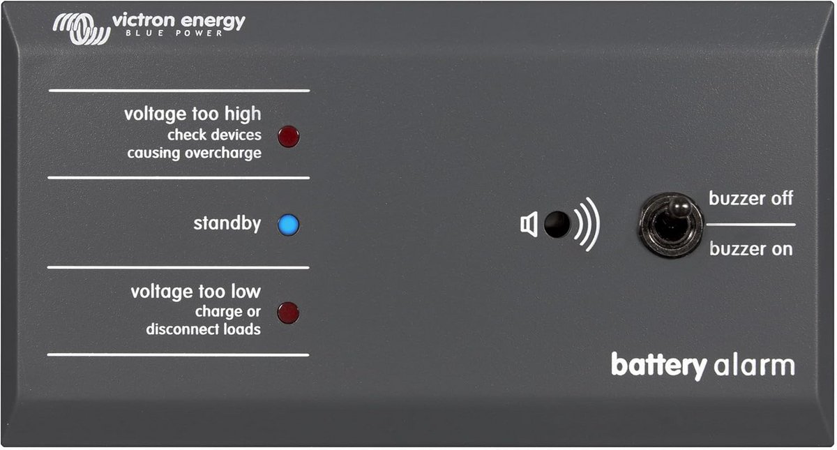 Batterij Alarm Systeem voor 12V/24V Systemen - Batterij Monitoring en Waarschuwing