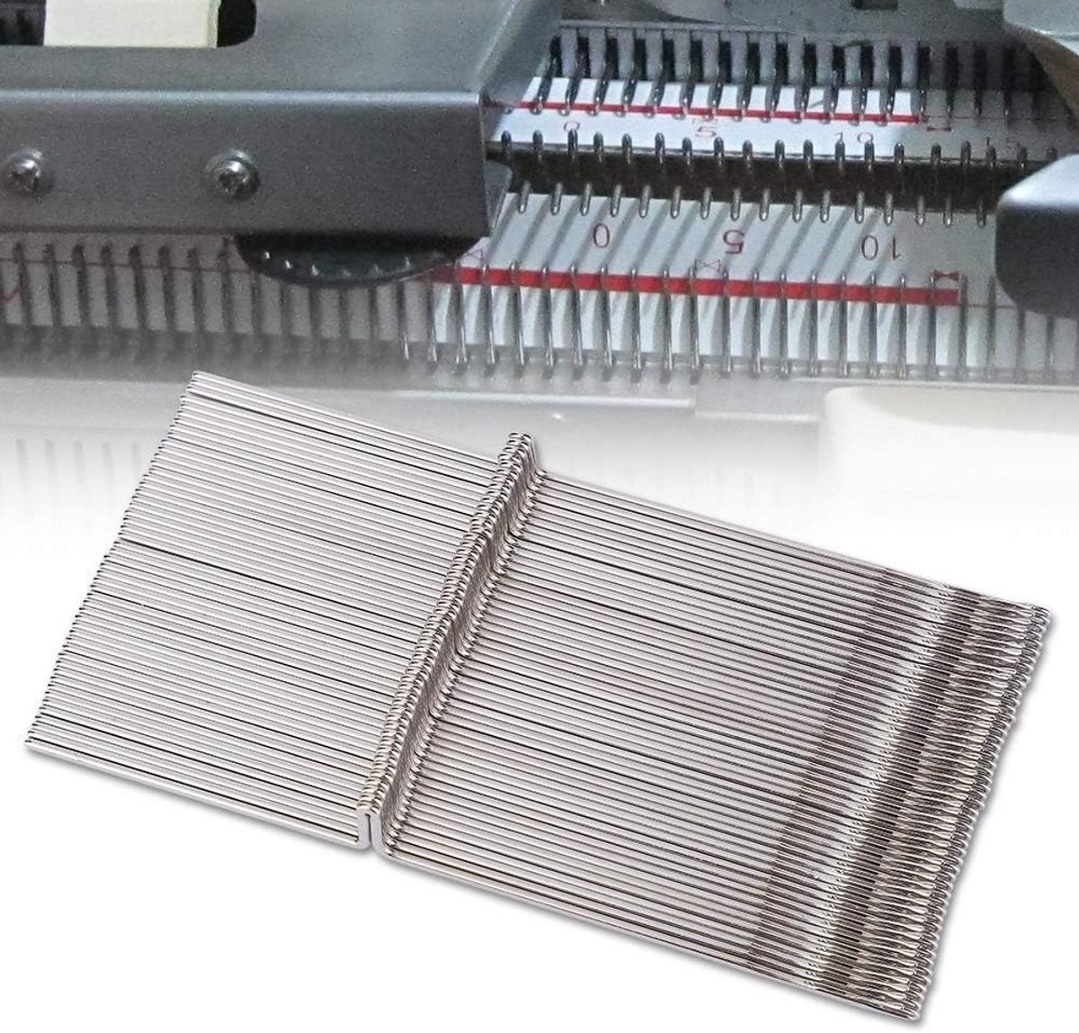 50 Stuks Breimachine Naalden Set – Robuuste Stalen Naalden voor DIY Breien