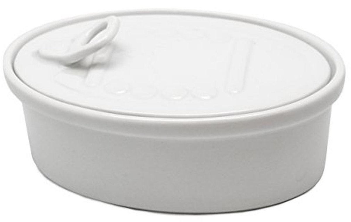 Snackdoos Porselein Wit 14 x 10 x 9.5 cm - Set van 2