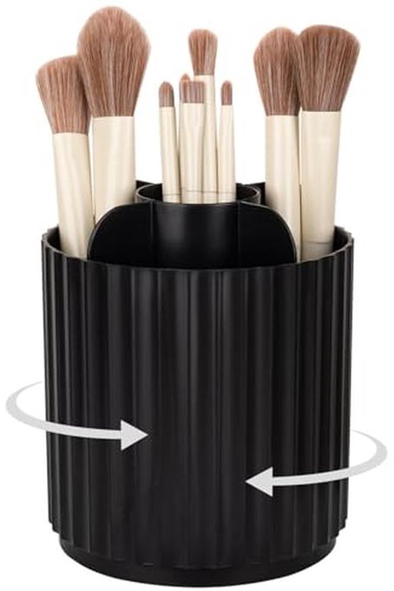 360° Roterende Make-up Borstelhouder Organizer - Cosmetica Opslag Beker voor Ijdelheid