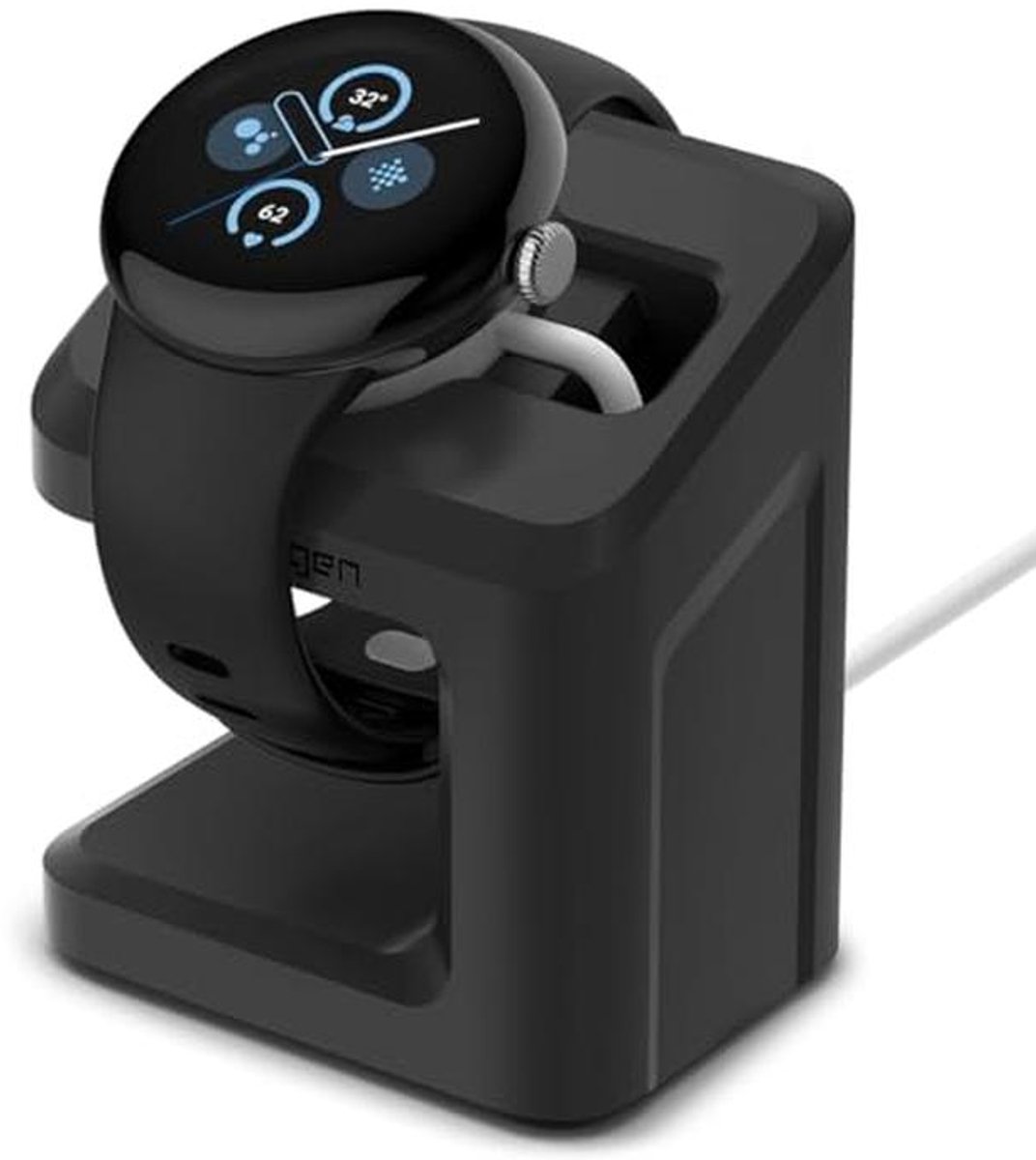 Smartwatch Oplaadstation voor Google Pixel Watch 41mm/45mm - Zwart