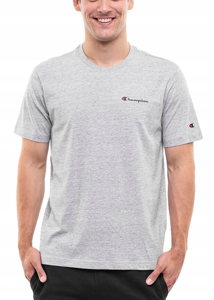 Champion Sportshirt Heren - Grijs - Katoen