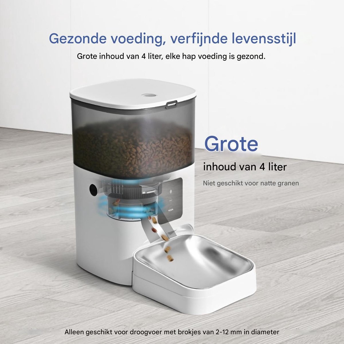 Tenda Automatische Kattenvoerbak Wifi 4L Met App - afbeelding 3