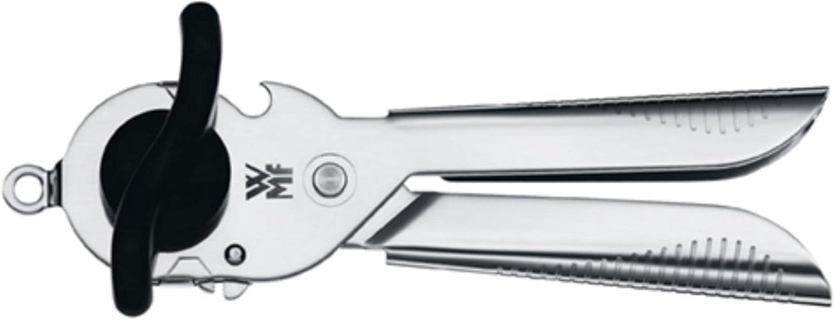 Blikopener Flesopener - Keuken Tool - Openen van Blikken - Vaatwasserbestendig - 5.8 x 5.8 x 20 cm - Zilverkleurig