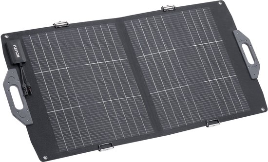 VEVOR Opvouwbaar Zonnepaneel 100w, 16bb N-Type Bifaciale Monokristallijne Zonnemodule met Lader, 24% Rendement, met Mc4-Uitgang, Usb-A (Qc3.0), Type-C en Dc-Poorten voor Powerstations — afbeelding 2