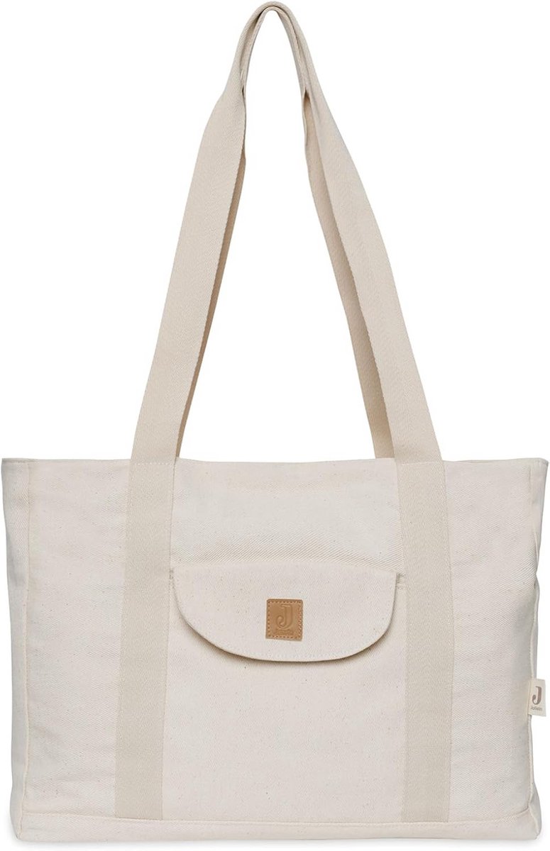 Baby Luiertas Shopper - Mama Tas - Baby Verzorging - Linnenlook Twill Stof - 33 x 42 x 13 cm