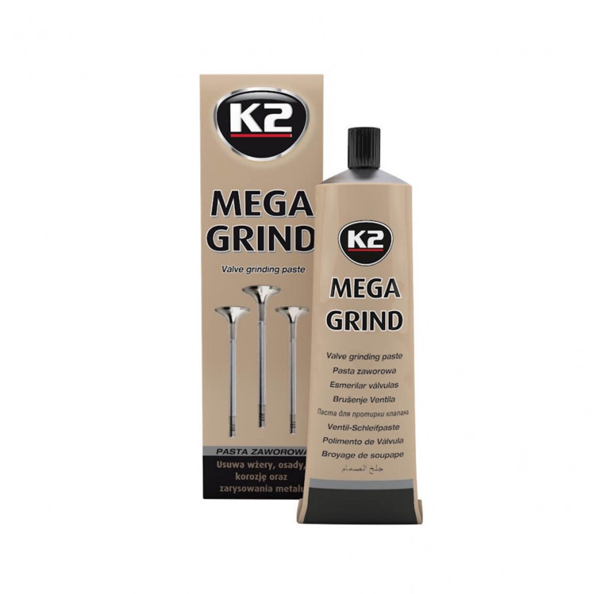 Melle K2 - Ventielslijpcompound - MEGA GRIND - Voor Alle Motoren - Professioneel Gebruik