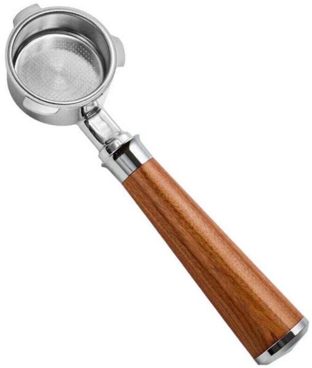 Bodemloze espressoportafilter, 54 mm, compatibel met De'Longhi Dedica en Smeg espressomachines, gemaakt van roestvrij staal.
