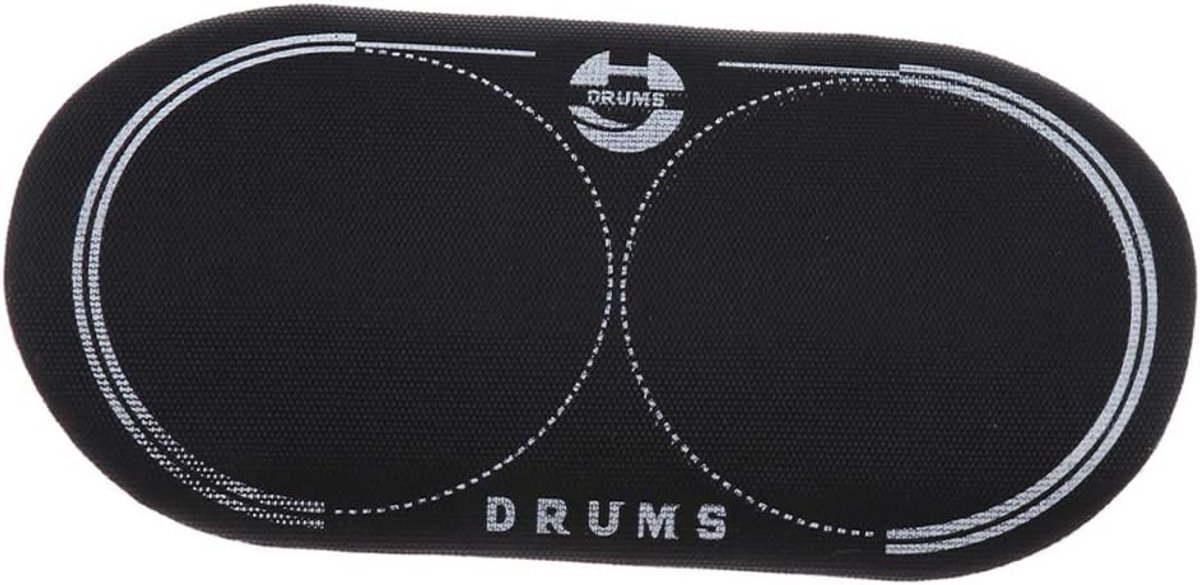Drum Patch - Cymbal Bescherming - Bass Drum - Dubbele Patch - 12.7 x 6.5 cm