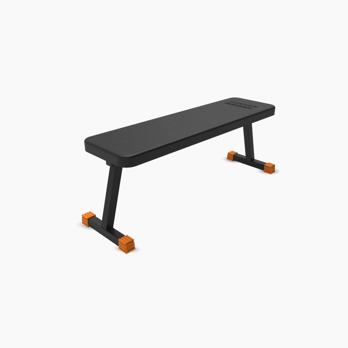 Halterbank Inklapbaar - Fitness Bank - Thuis Krachttraining - Ruimtebesparend Ontwerp - 111x32x40cm - Zwart
