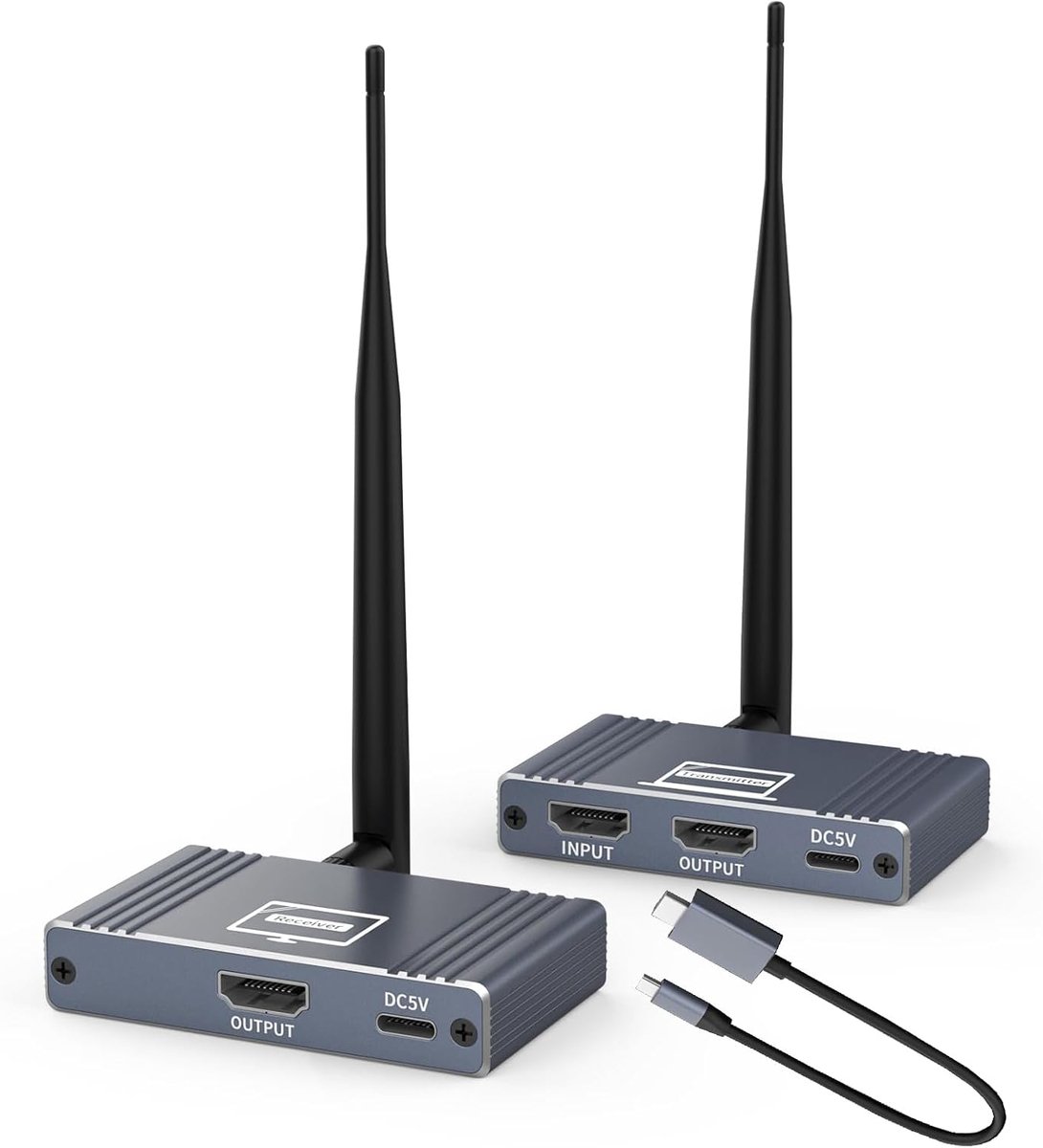 Draadloze HDMI Zender - Video Extender Kit - Streamen naar TV - 200 Meter Bereik - 1080p Resolutie