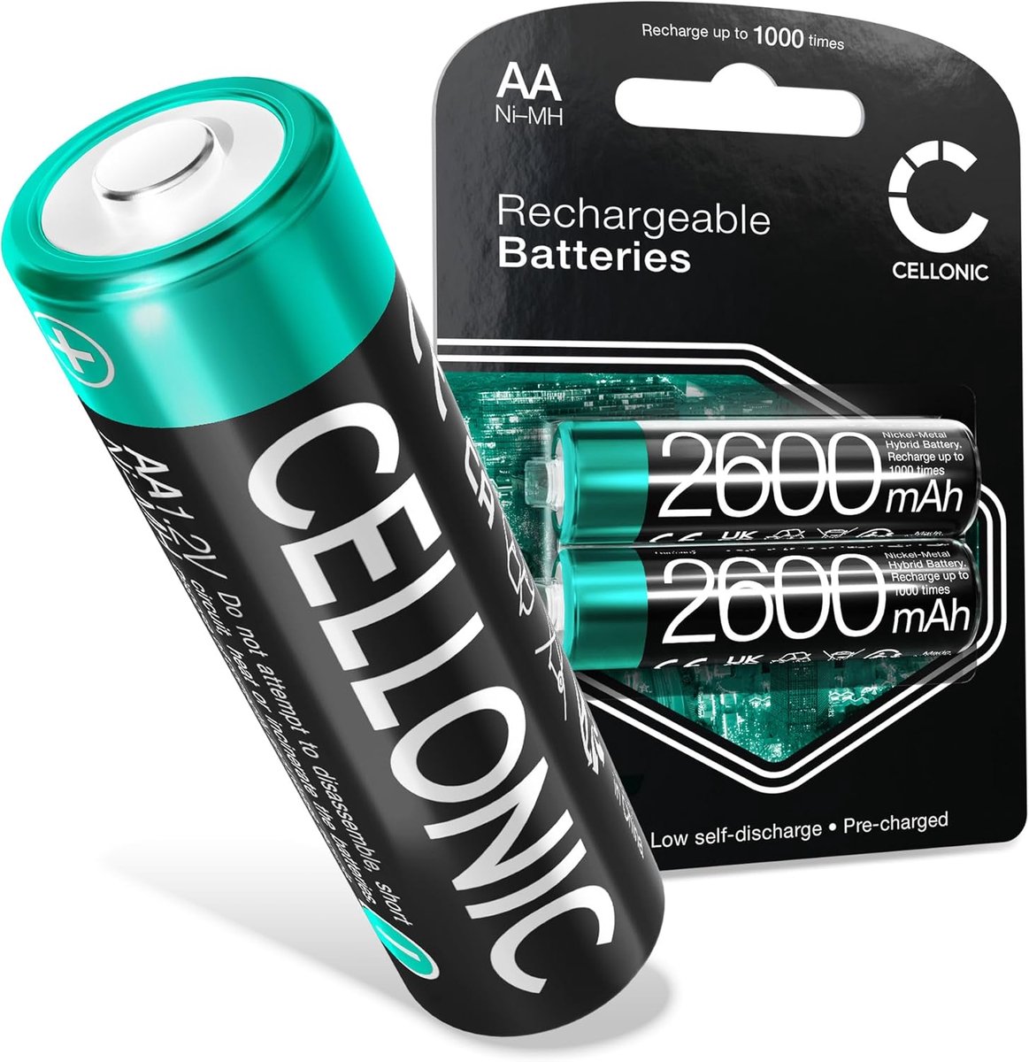 Oplaadbare Batterijen - AA Mignon - Apparaten - NiMH Technologie - 1.4 x 2.8 cm