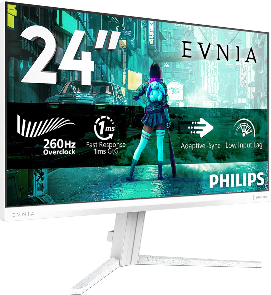 Philips Evnia 24M2N3201PL - Full HD IPS Gaming Monitor - 240hz - 260hz OC - 1ms Grey to Grey - 0,3ms - 24 inch thumbnail 6