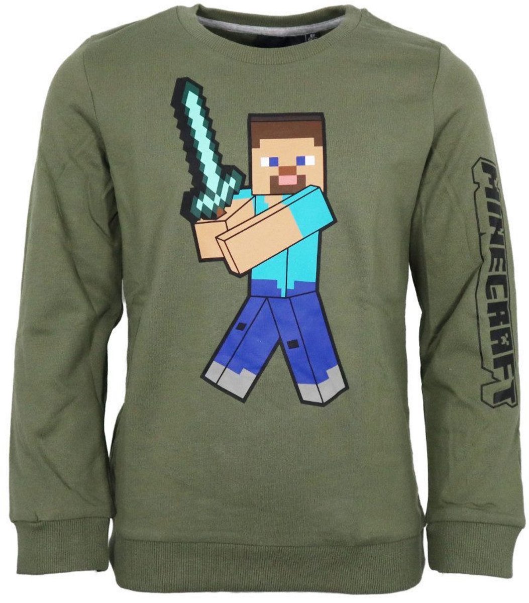 Minecraft kindertrui 10 jaar
