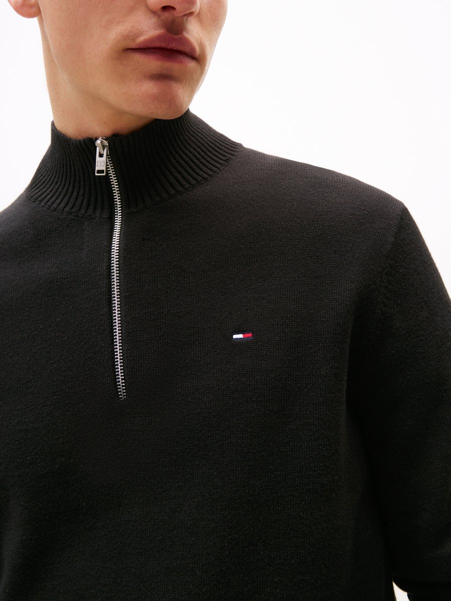 Tommy Jeans Trui Tjm Slm Ess Light Dm0dm21654 Bds Mannen Zwart