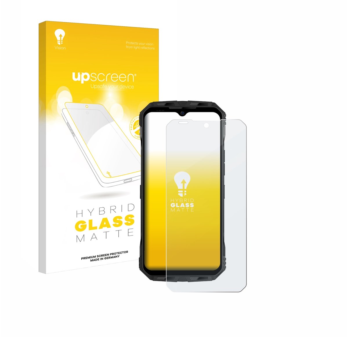 upscreen - Screenprotector voor Doogee V30T - Folie Beschermfolie Beschermglas matte