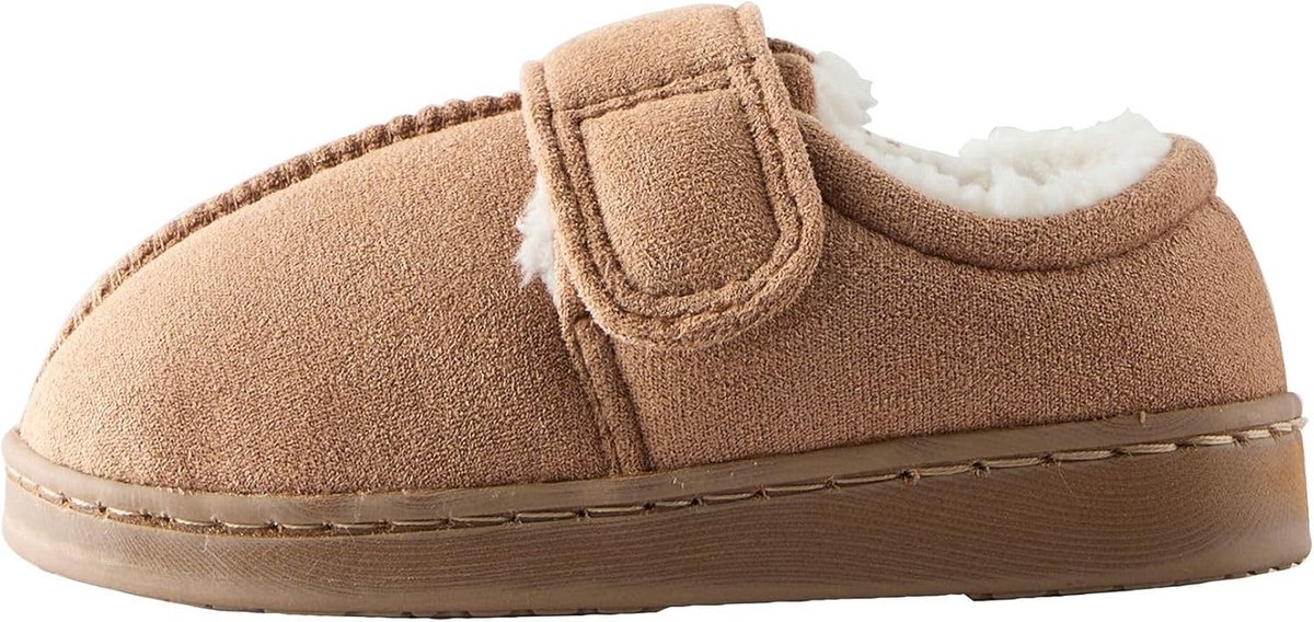 Warme gevoerde pantoffels voor jongens met comfortabel voetbed