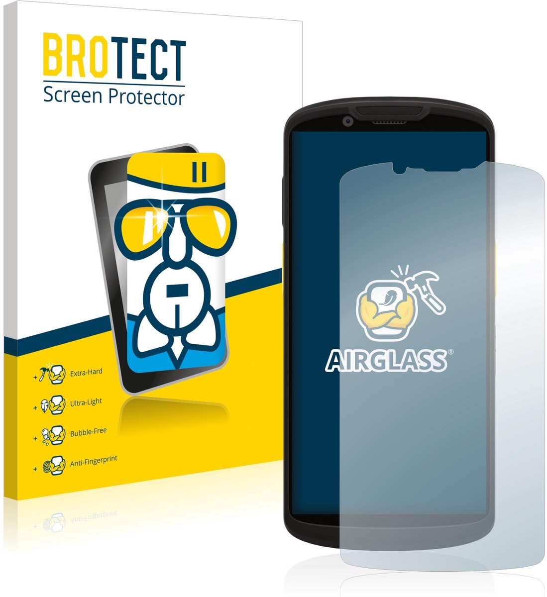 Screenprotector voor Zebra TC58/ TC53 Beschermglas transparant