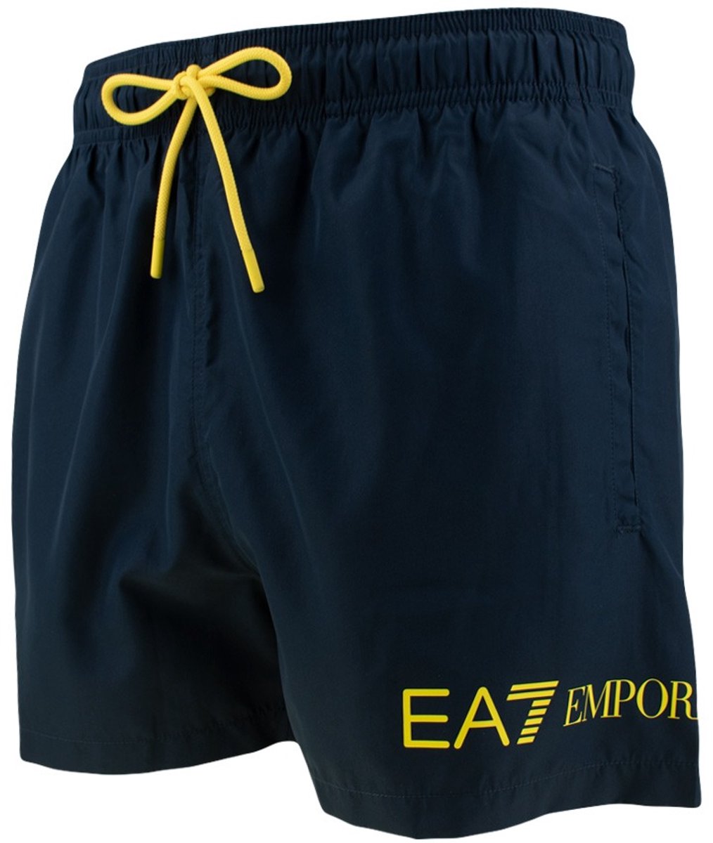 Emporio Armani heren zwemshort logo blauw