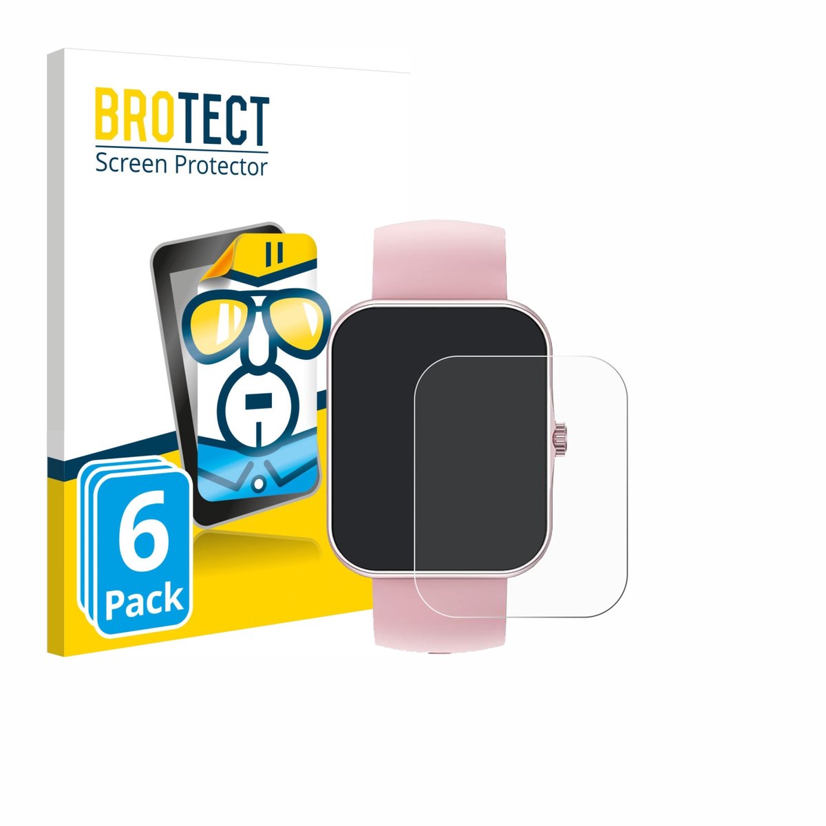 BROTECT - Screenprotector voor Ucani S80K 1.83" - Folie Beschermfolie transparant 6 Stuks