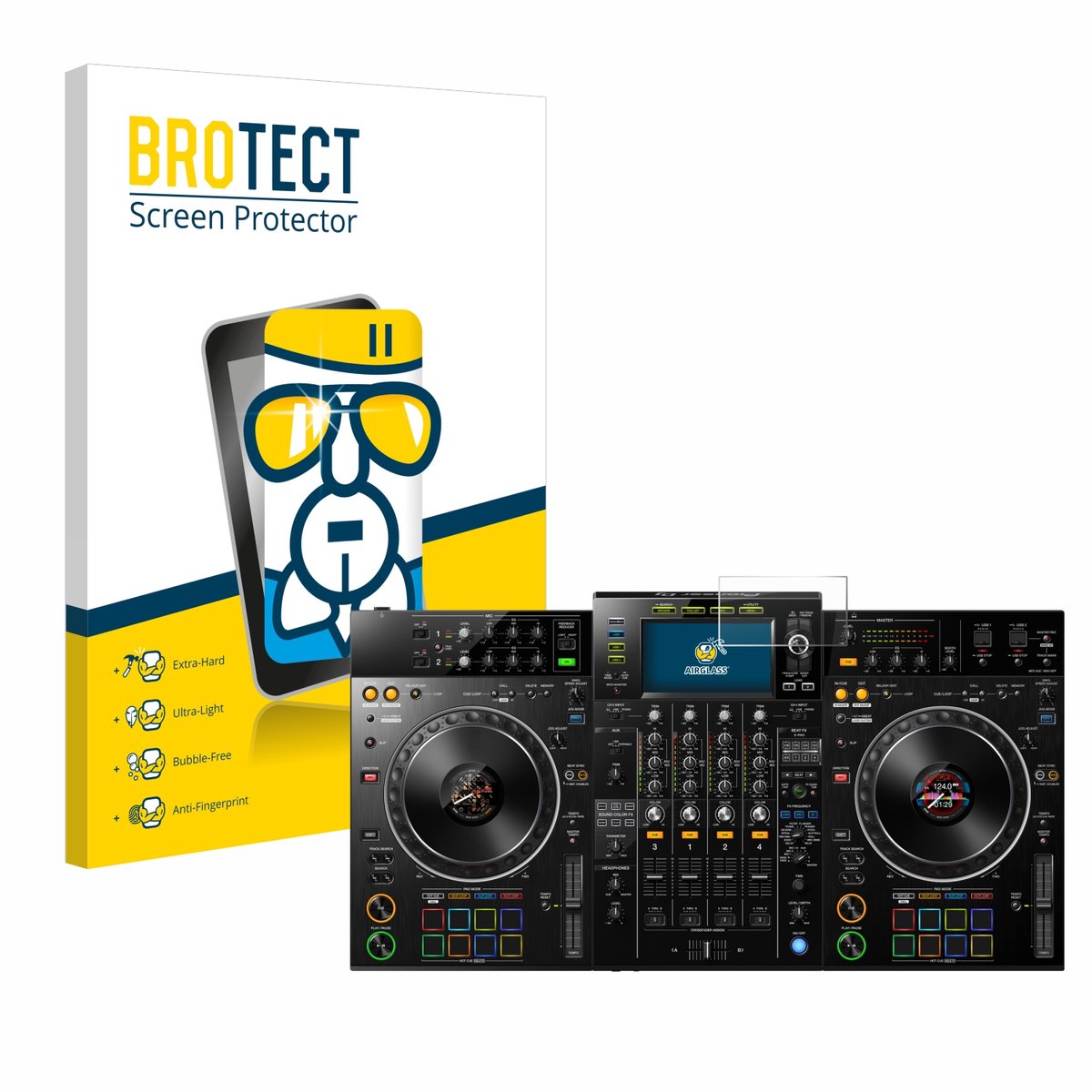 Screenprotector voor Pioneer XDJ -XZ Beschermglas transparant