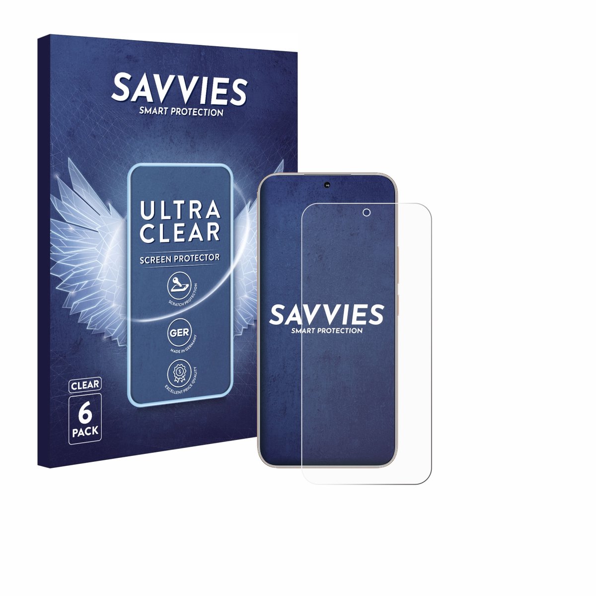 Savvies - Screenprotector voor Honor 400 - Folie Beschermfolie transparant 6 Stuks