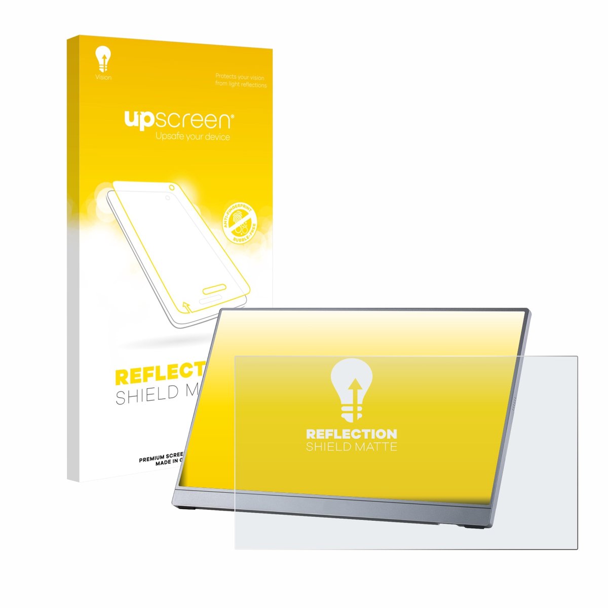 upscreen - Screenprotector voor Arzopa Z3FC 16.1" - Folie Beschermfolie anti glare matte
