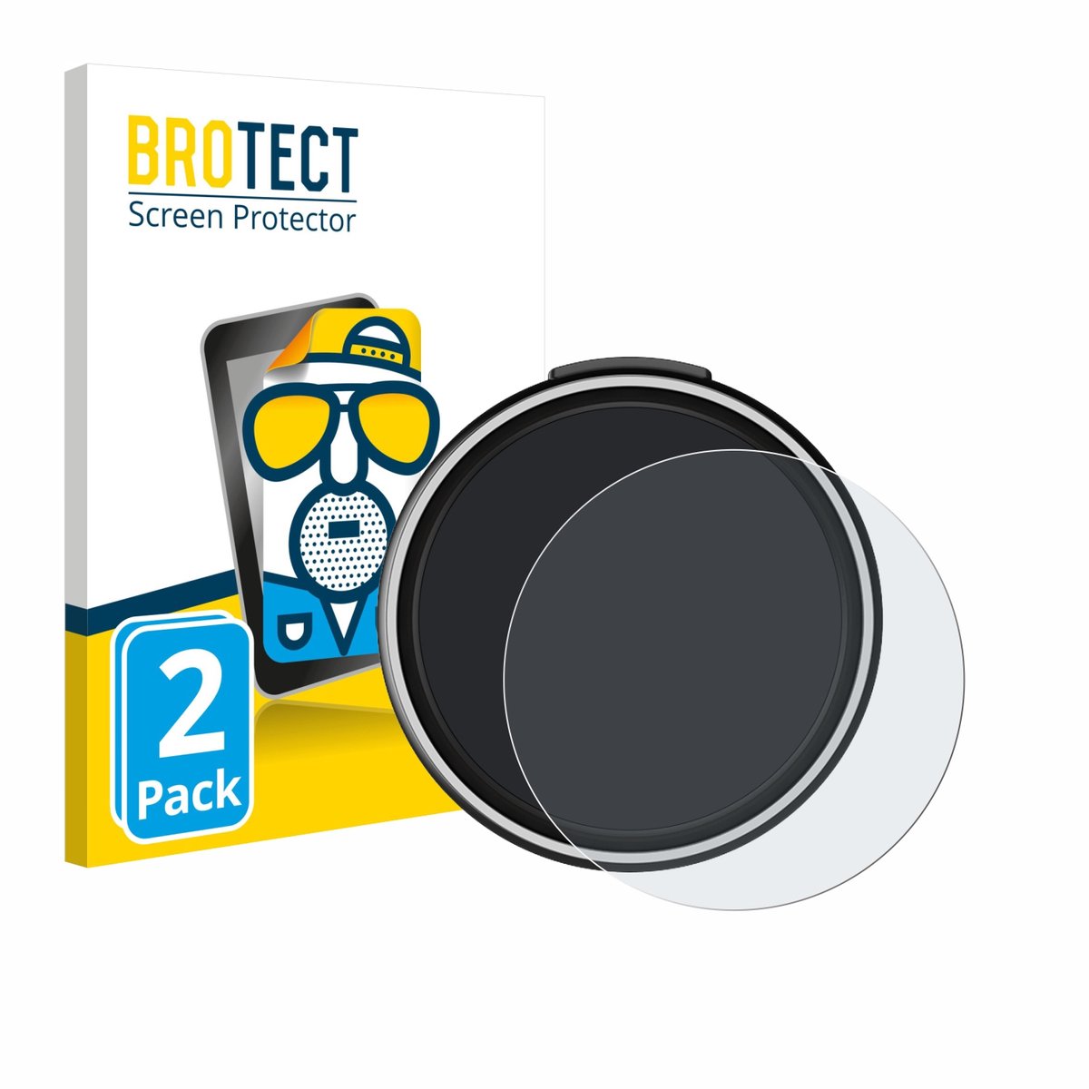 BROTECT - Screenprotector voor OOONO CO-Driver NO2 Plus - Folie Beschermfolie matte 2 Stuks