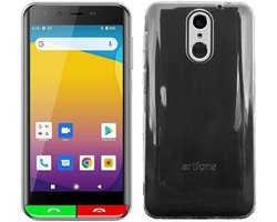 Beschermhoes TPU voor Senioren Mobiele Telefoon / Artfone Smart 500 Hoesje Zacht Flexibel